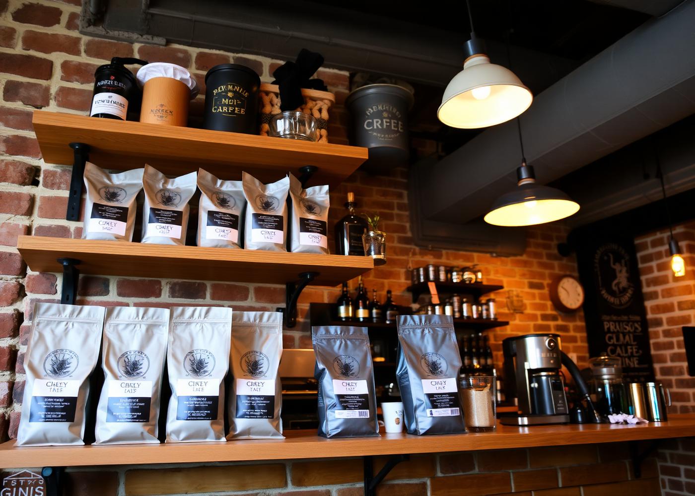Café Maná em cafeteria